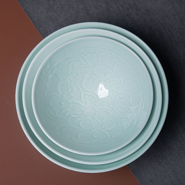 Jingdezhen imitation Song celadon porcelain bucket bowl home noodle…