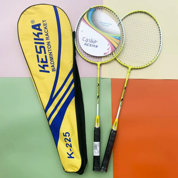 Genuine Coska K225 Badminton Racket Double Racket Durable Adult Student Professional Training Racket Set