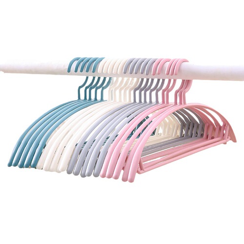 T1054 thick household adult non-slip clothes hanger semi-circular traceless clothes hanger wet and dry dual-use clothes hanger clothes hanger