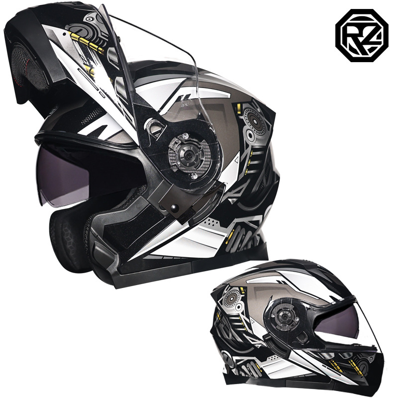 Casco Modular de Motocicleta de ABS Certificación DOT para Motocicleta