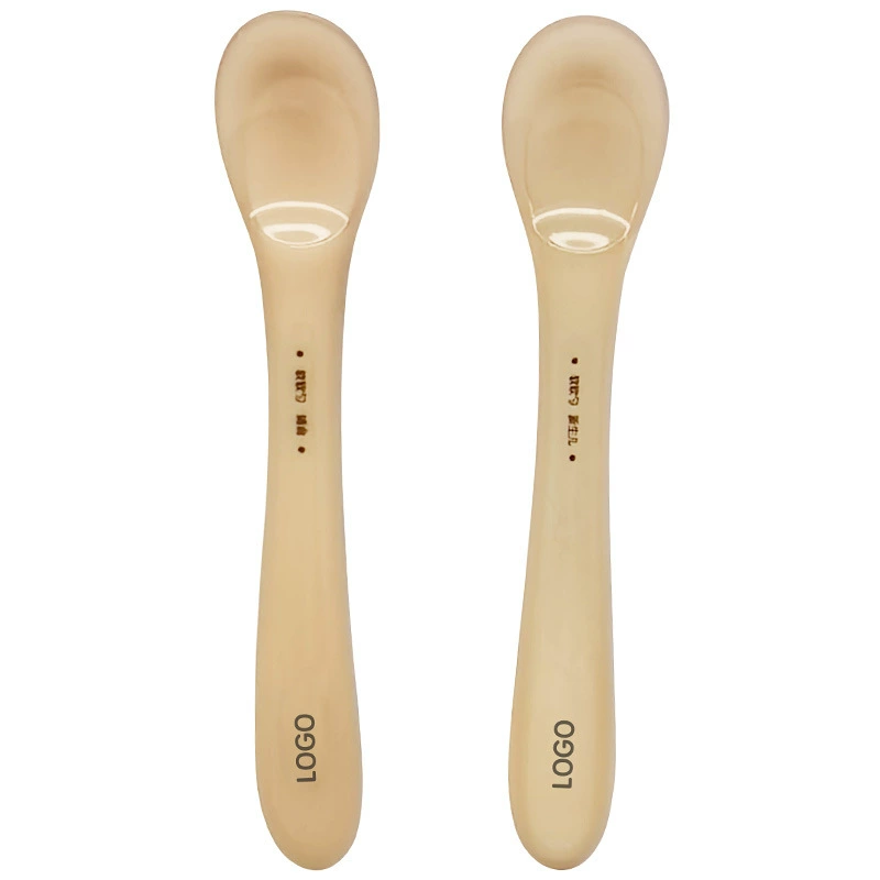 Все включено силиконовая детская ложка нано-серебряная силиконовая ложка