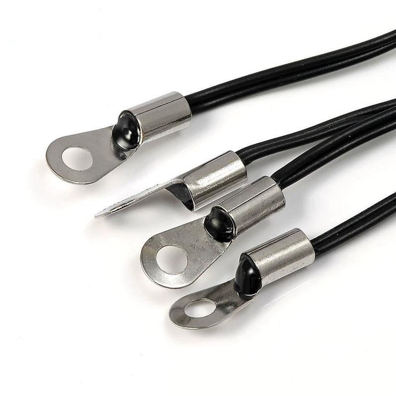 NTC эмалированный проволочный термистор MF52B 10K100K B3950 эпоксидный датчик температуры маленькая черная головка 1%