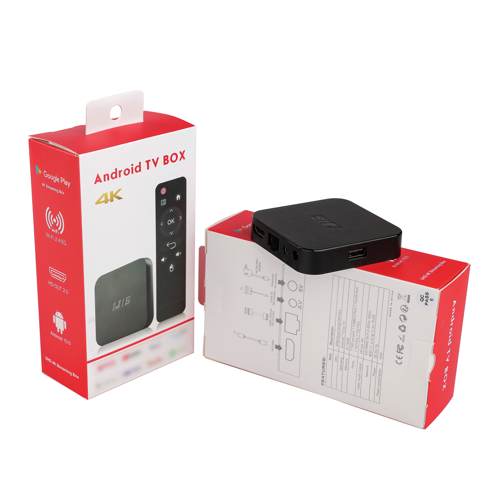 H313 S905W2 Tv Box Hd Smart Internet Tv Box 2Gb+16Gb Android Set-Top Box U16