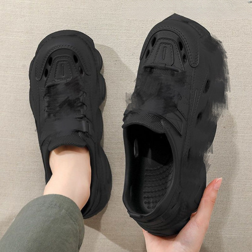 Men's Hiking Shoes Summer Thick Sole Anti-Slip Deodorant Breathable Sandals Beach Trendy Slippers