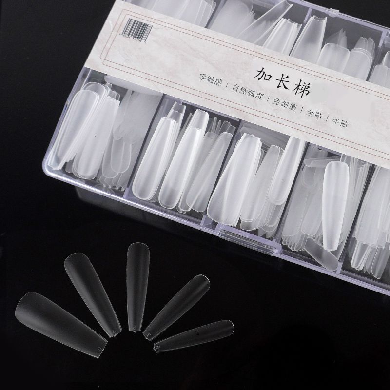 Manicure Nails 4.0 Extended Trapezoid Ultra-Thin Traceless Scratch-Free Full Stickers Full Size Chinese Style Nail Stickers Fashion Trendy