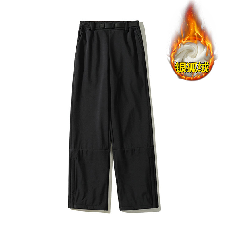 Traje de esquí impermeable 3L menos 30 ° más terciopelo engrosado para hombres y mujeres pantalones de esquí para parejas más chaqueta grasa