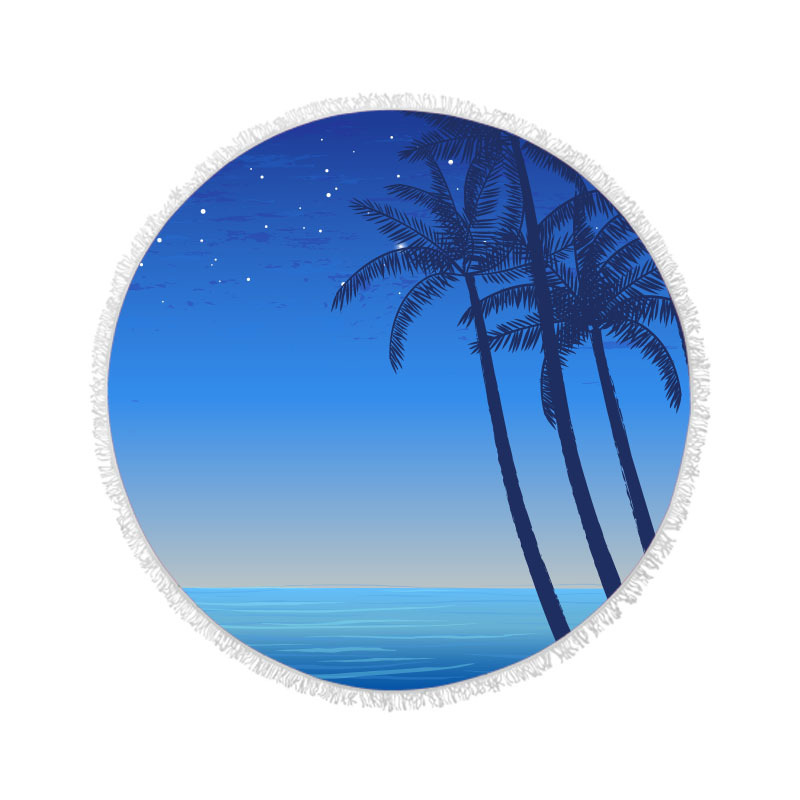 Flamingo microfibra de playa redonda Toalla de baño poliéster algodón impresión Toalla de playa absorbente Toalla de baño lote