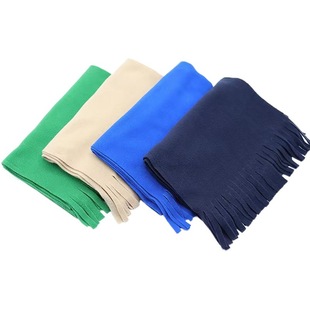 Factory direct selling anti-Pilling polar fleece scarf fleece winter warm foreign trade according to customer requirements outdoor scarf