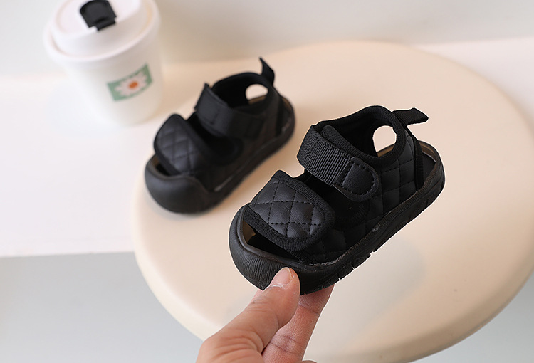 Xiaoxiangfeng Girl Baotou Sandali Walking Baby Suola Morbida Scarpe da Spiaggia per Ragazzi 1-3 Anni_voghion.com
