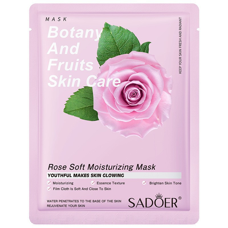 Inglés sadoer planta serie máscara facial máscara hidratante máscara transfronteriza Comercio exterior al por mayor image 7