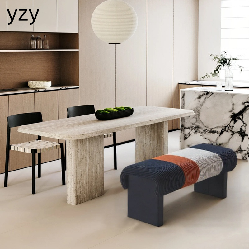 意式简约客厅沙发凳现代床尾凳卧室设计师长凳样板间换鞋凳门厅凳