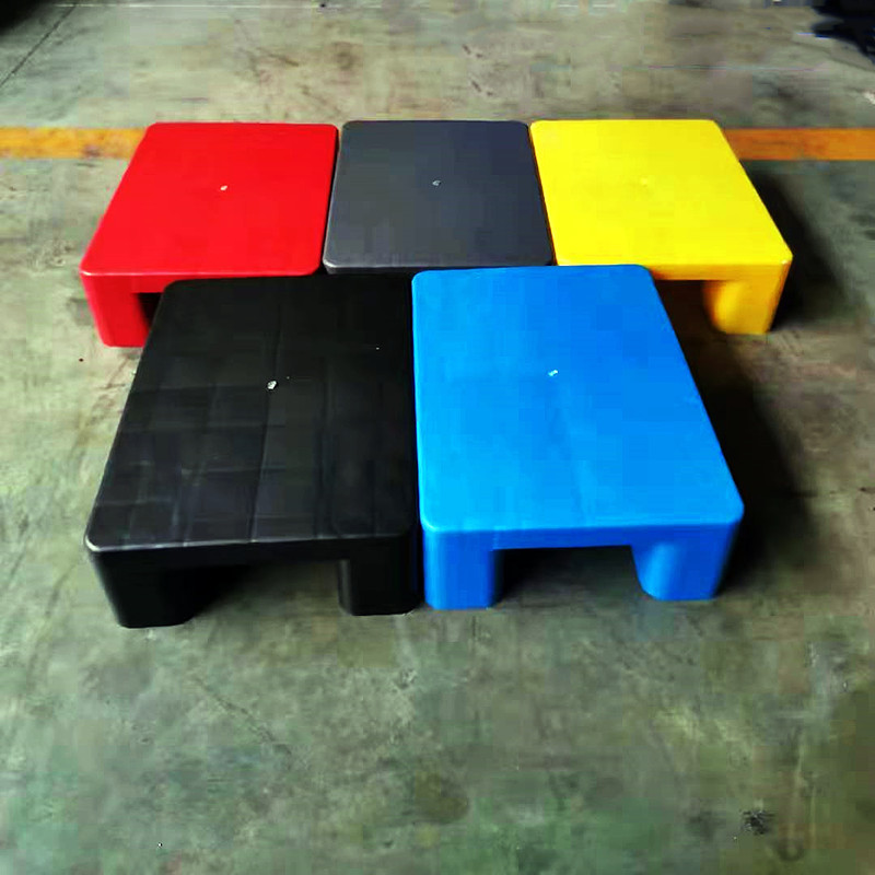 塑料防潮垫栈板 超市小托盘地台垫高板 仓库可拼接塑料圆孔胶隔板