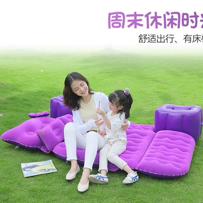 Vehicle-mounted inflatable bed | two seats can sit and lie