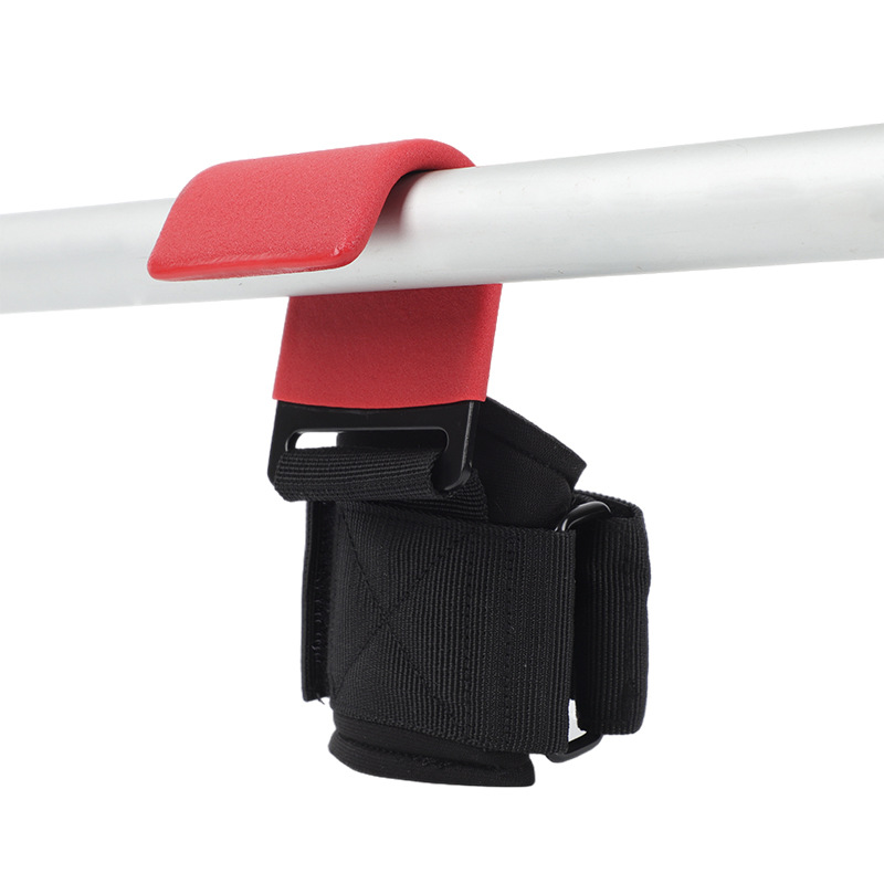 Barra horizontal pull-up body-assisting gancho de acondicionamiento físico deportivo auxiliar gancho de muñeca anti-dropping entrenamiento especial para adultos cinturón de asistencia