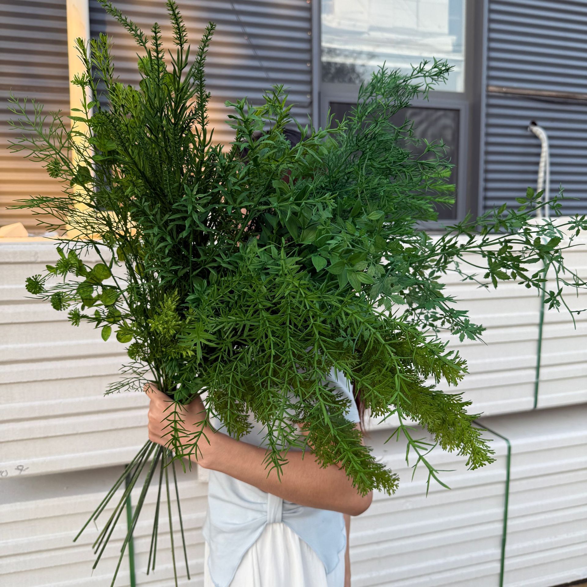婚庆仿真绿植芦荀草仿真花场景布置装饰花卉背景森系婚礼花艺