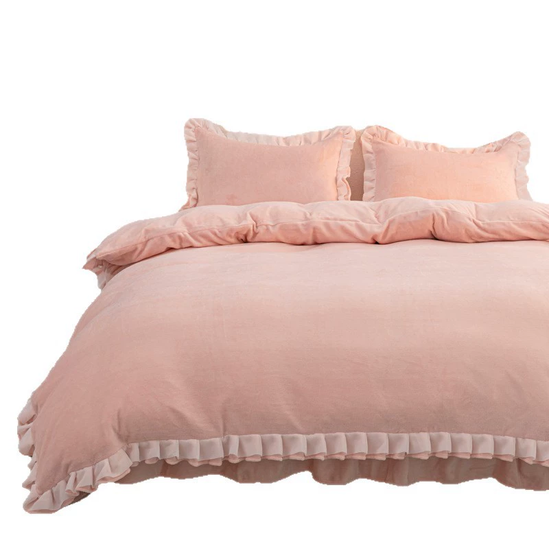 Japanese bedspread, lace dress