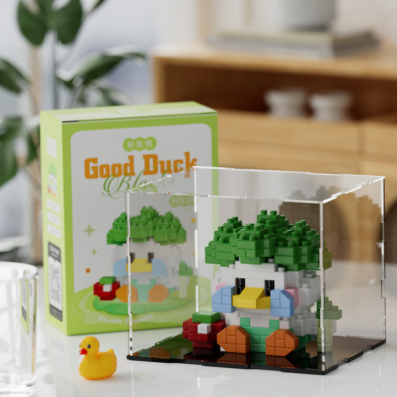 Buen pato vegetable - 8940 + caja de exhibición acrílica