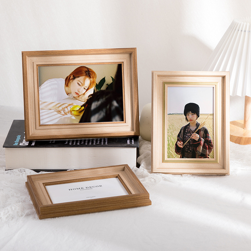 Creative table 7 inch light luxury photo frame 6 8 10 inch Children Baby couple wedding photo framed picture frame wholesale