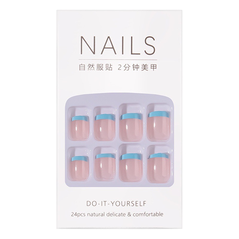 Manicura parche de manicura portátil pieza de clavo portátil producto terminado reutilizable parche de uñas extraíble manicura acabada