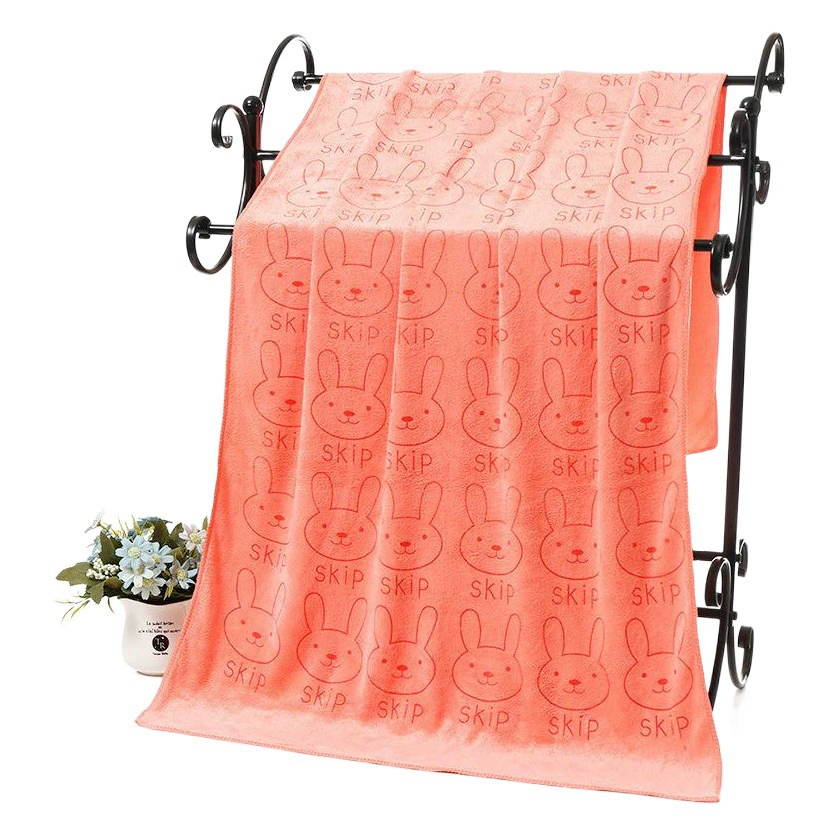 Оптовая волокно полиэстер мягкий абсорбент мультфильм печать 70*140 Большое банное полотенце пляжное полотенце поколение волос