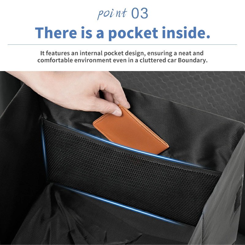 Cross-Border Popular Car Lumbar Pillow Storage Box Two-In-One Foldable Foreign Trade Storage Multi-Functional Four-Season Universal