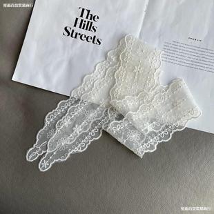 Korean Ins Retro Lace Long Silk Scarf Women's Spring and Summer Versatile Decorative Belt French Hairband Multi-Functional Belt