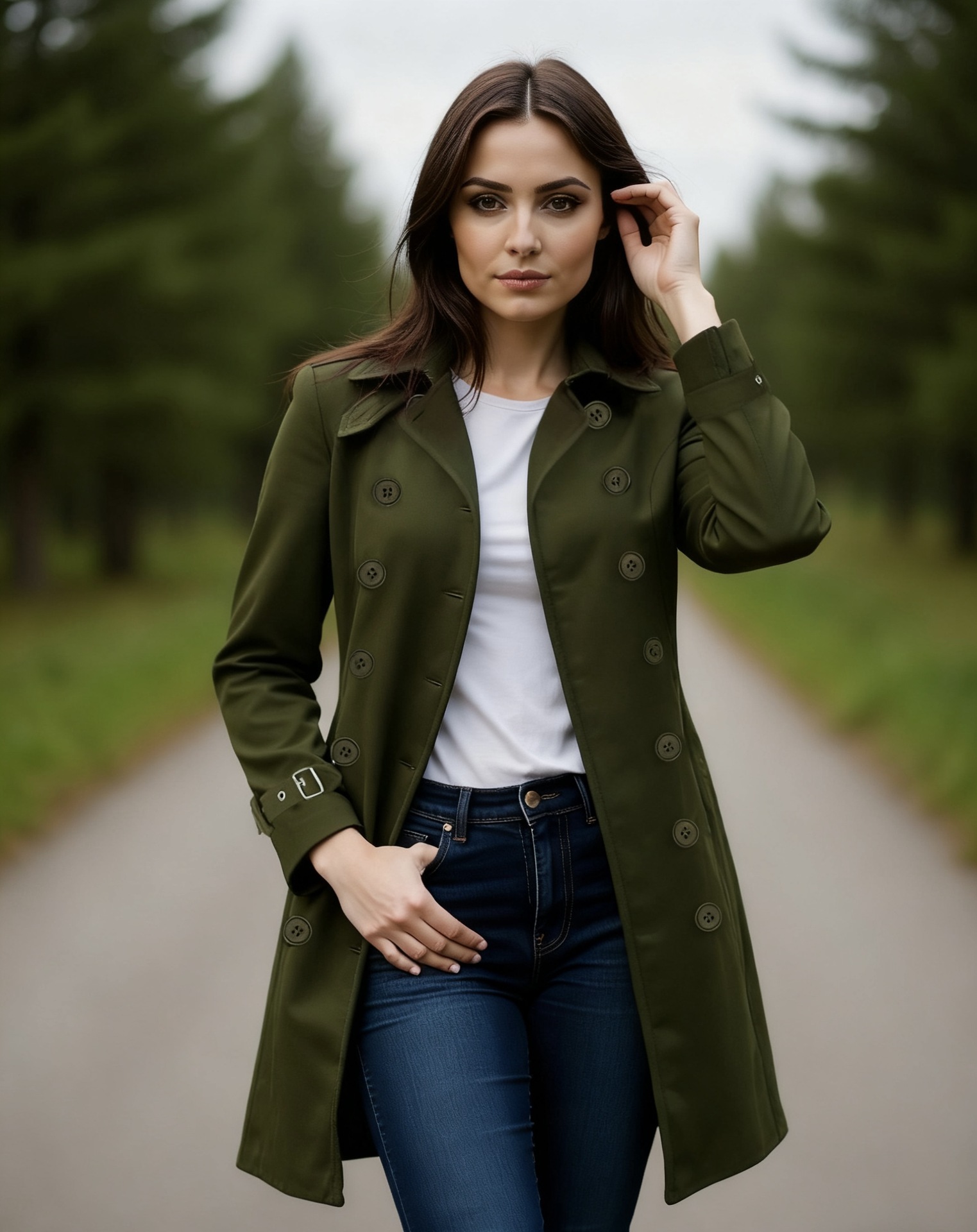 Autumn And Winter New Products Explode Single Woolen Women's Coat Nizi Double-Breasted Jacket_ecoleips.com