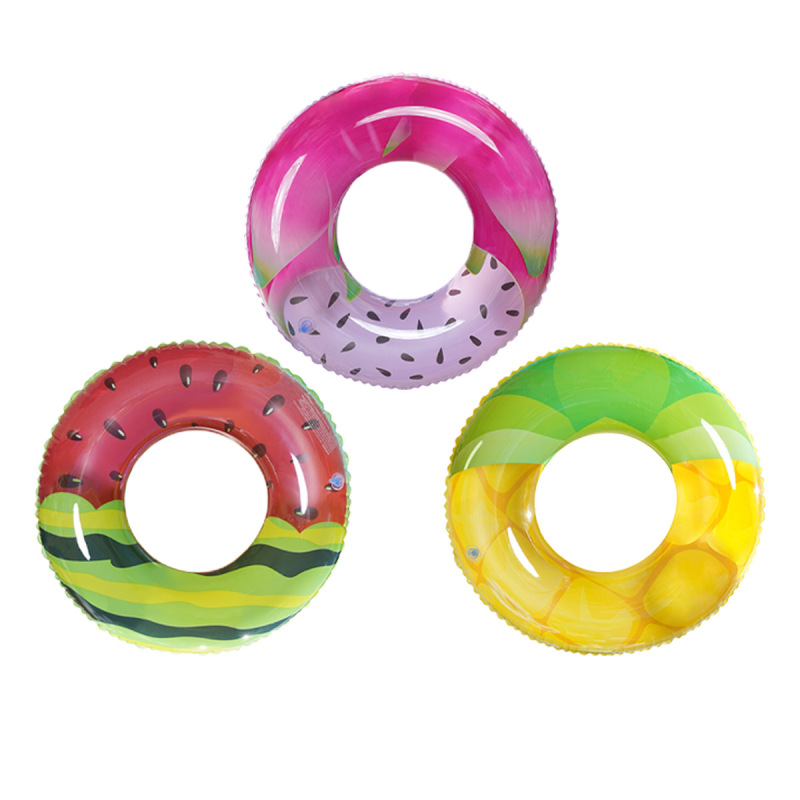Swimming Ring Outdoor Pool Water Toy Adult Fruit-Shaped Swimming Ring Thickened Pvc Sports Lifebuoy Swimming Ring