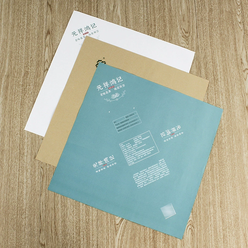 Индивидуальная крафт-бумага, земляная бумага, оберточная бумага, чай Лунцзин, традиционная квадратная оберточная бумага, подарочная упаковка, чай, оберточная бумага для чая ручной работы