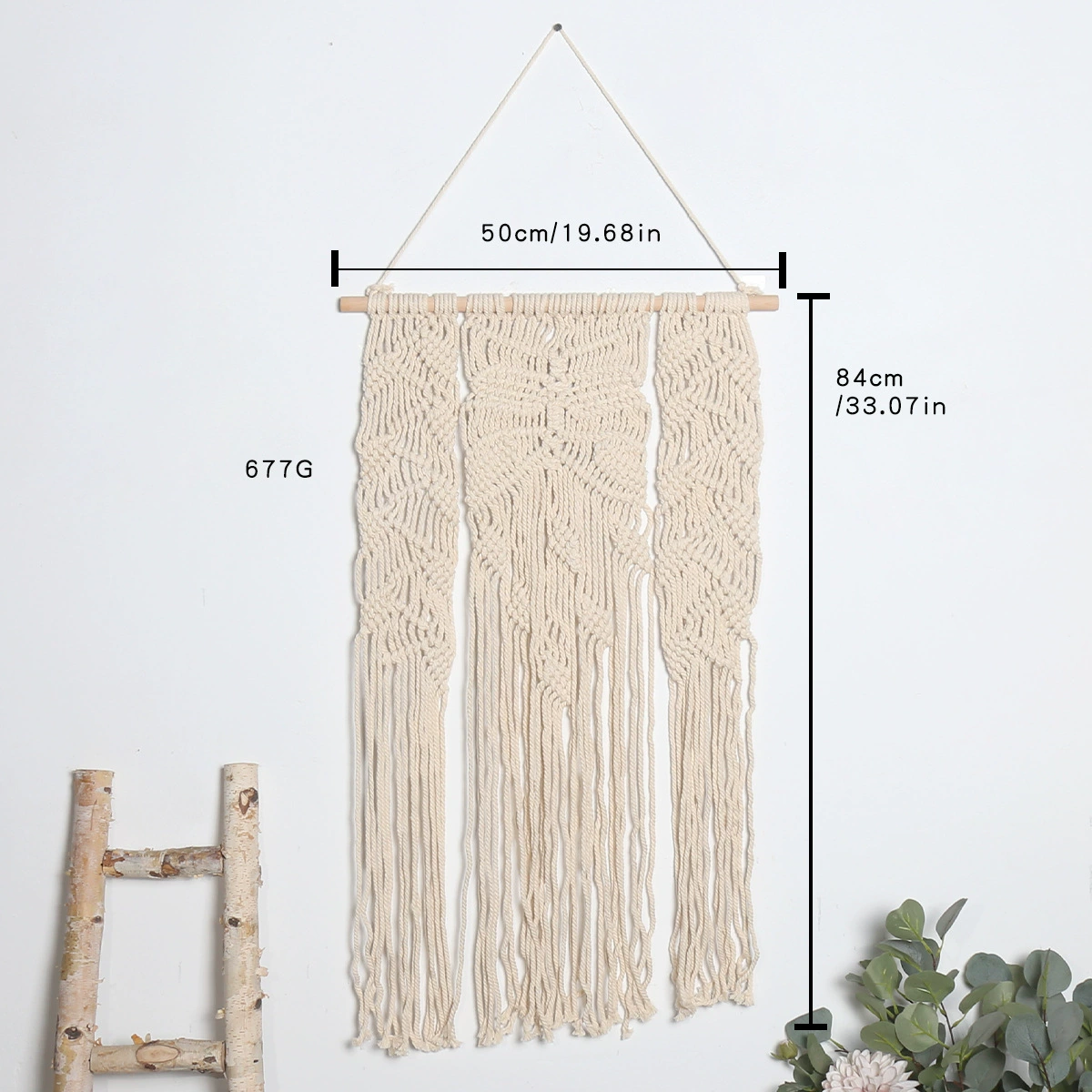 Плетёная настенная гобелен, DIY, бохо стиль