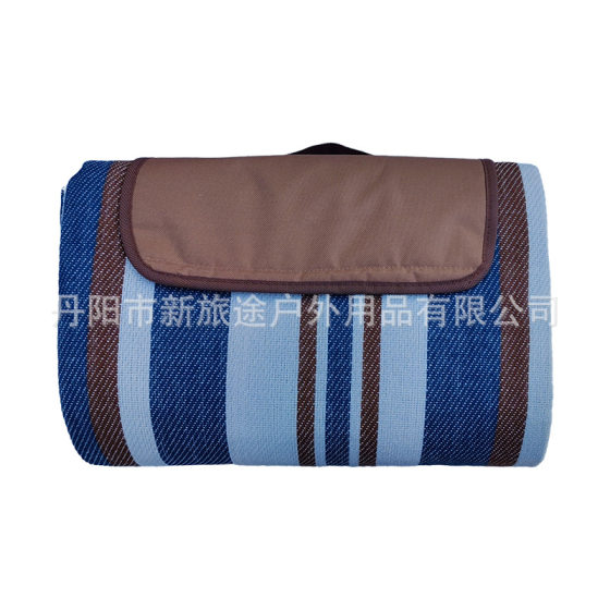 New Acrylic Mocha Blue Picnic Mat Moisture-proof Spring Tour Grass Mat Outdoor Picnic Mat Camping Tent Mat