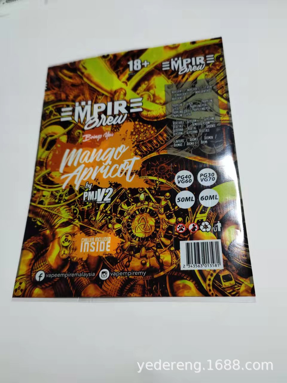 收缩膜彩印 胶帽 热缩膜 标签热缩膜