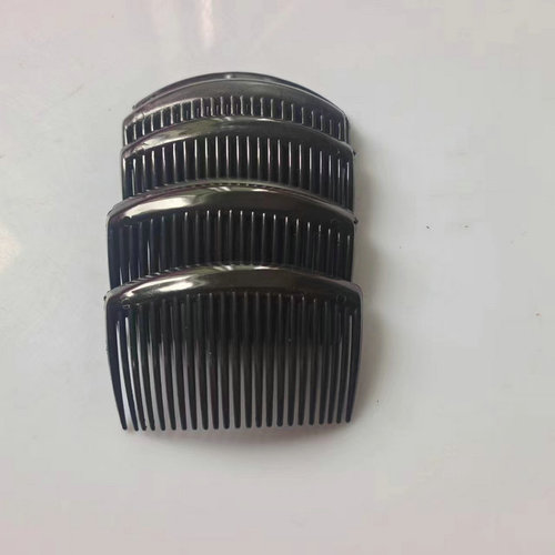 Wholesale black minimalist hair comb for tidying split ends, hair press hair clip comb, various specifications, plastic hair comb