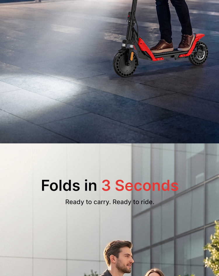 Electric scooter for adults, long range, front shock absorption, foldable, e-scooter, direct shipment from overseas warehouse