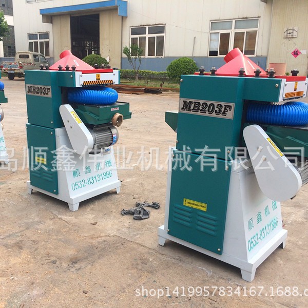 多功能双面压刨机 木工刨床 自配吸尘系统 立式木工板材刨削机