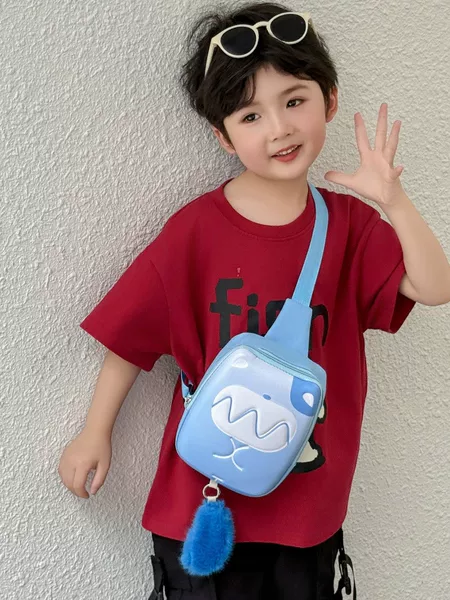 Fashionable New Kidsren's Backpack Eggshell Boys and Girls Baby Kidsren's Crossbody Bag Travel Small Backpack