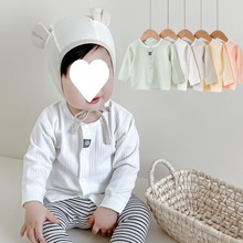 婴幼儿春秋季小外套宝宝纯棉外出服男女童四季贴身打底衫小童开衫