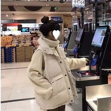 羽絨綿馬甲女學生韓版寬松冬季新款無袖馬夾背心翻領短款面包外套