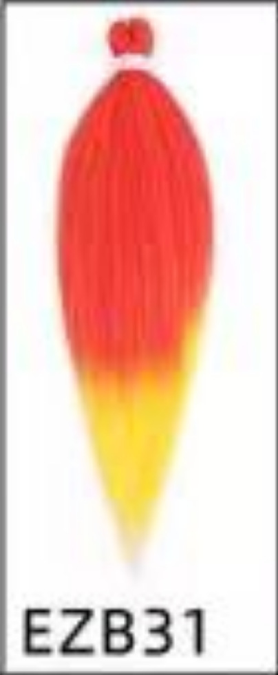 EZ color pelucas grandes trenzas pre estiradas crochet trenzas pre estiradas africanas trenzas sucias