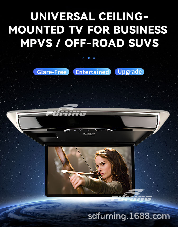 Business Vehicle Mpv Off-Road Suv Universal Ceiling Tv