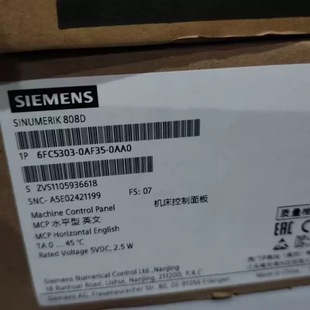 Siemens/Siemens 6Fc5303-0Af32-0Aa1 Servo Inverter New Original Spot Price Negotiation