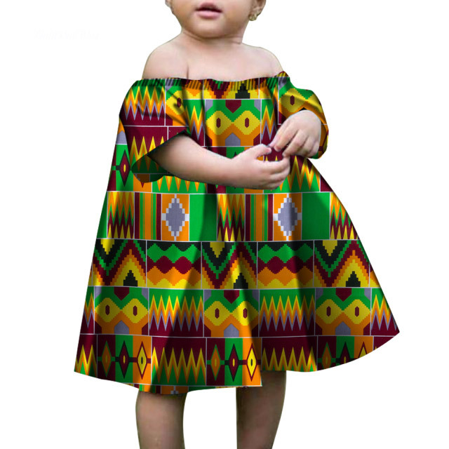 Baby-Meisjes-A-lijn-Jurk-Afrik