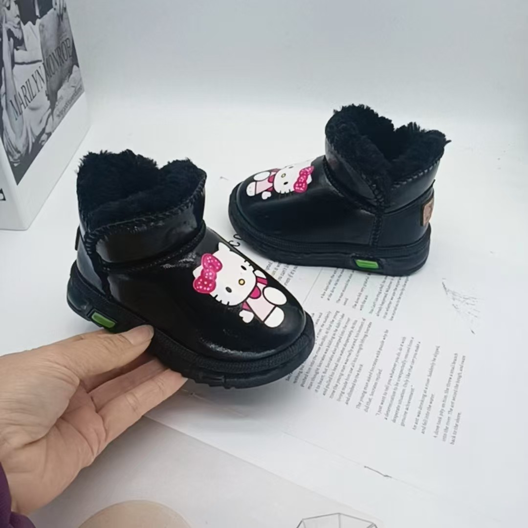 Botas de algodón de invierno de lana para niños y niñas botas de nieve zapatos de algodón para niños zapatos deportivos de algodón para niños zapatos de niñas