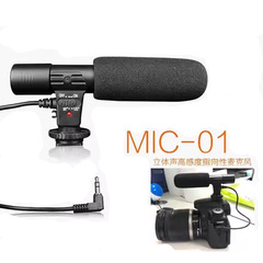 MIC-01一眼レフマイクロカメラdvステレオマイクカメラ専門インタビューニュース集音マイク