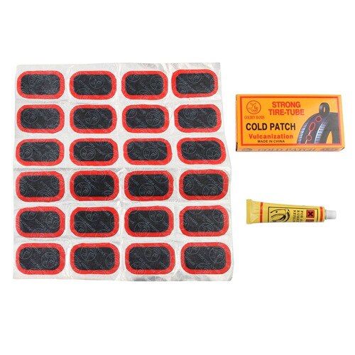 Mountain bike bicycle tire repair tool set tire leak portable tire repair tool repair cold patch film