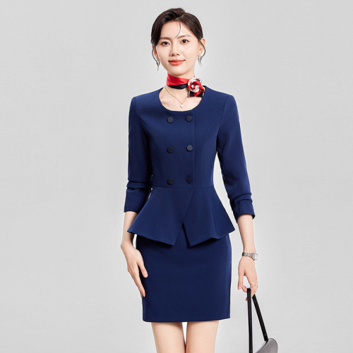 Women's Long Sleeve Professional Suit Set Western Dress Pants 2024 New Women's Business Suit Workwear Set Wholesale 2066