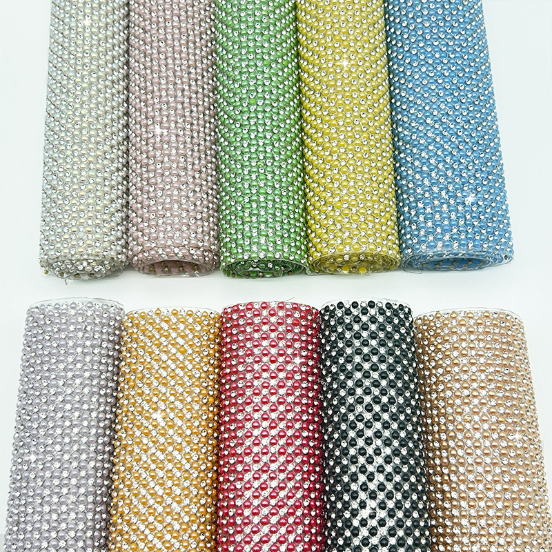 Pegatinas de diamantes de imitación de perlas, pegatinas de cerámica de color mágico, accesorios de joyería de diamantes, accesorios de ropa de diamantes en caliente, pegatinas de diamantes, piezas de diamantes decoradas a mano