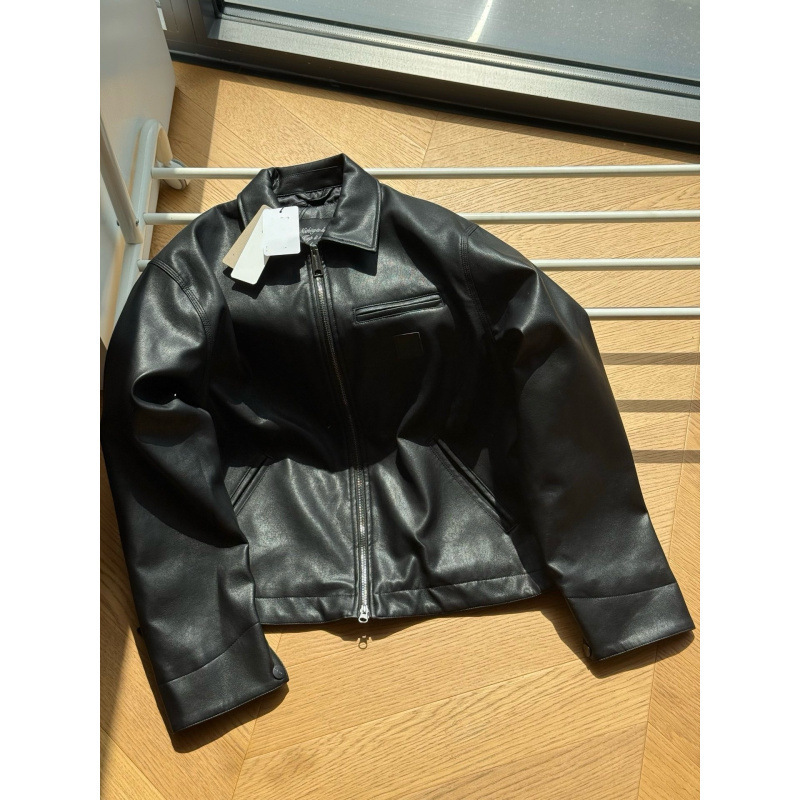 Carhartt WIP new model cross-border wholesale PU leather fashion American style trendy biker jacket foreign trade coat Carhartt WIP new model cross-border wholesale PU leather fashion American style trendy biker jacket foreign trade coat