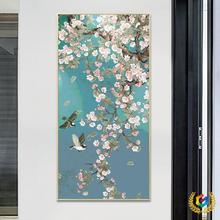 ✅十字绣厂家抖音快手小红书一件代发2025新款线绣客厅刺绣植物花