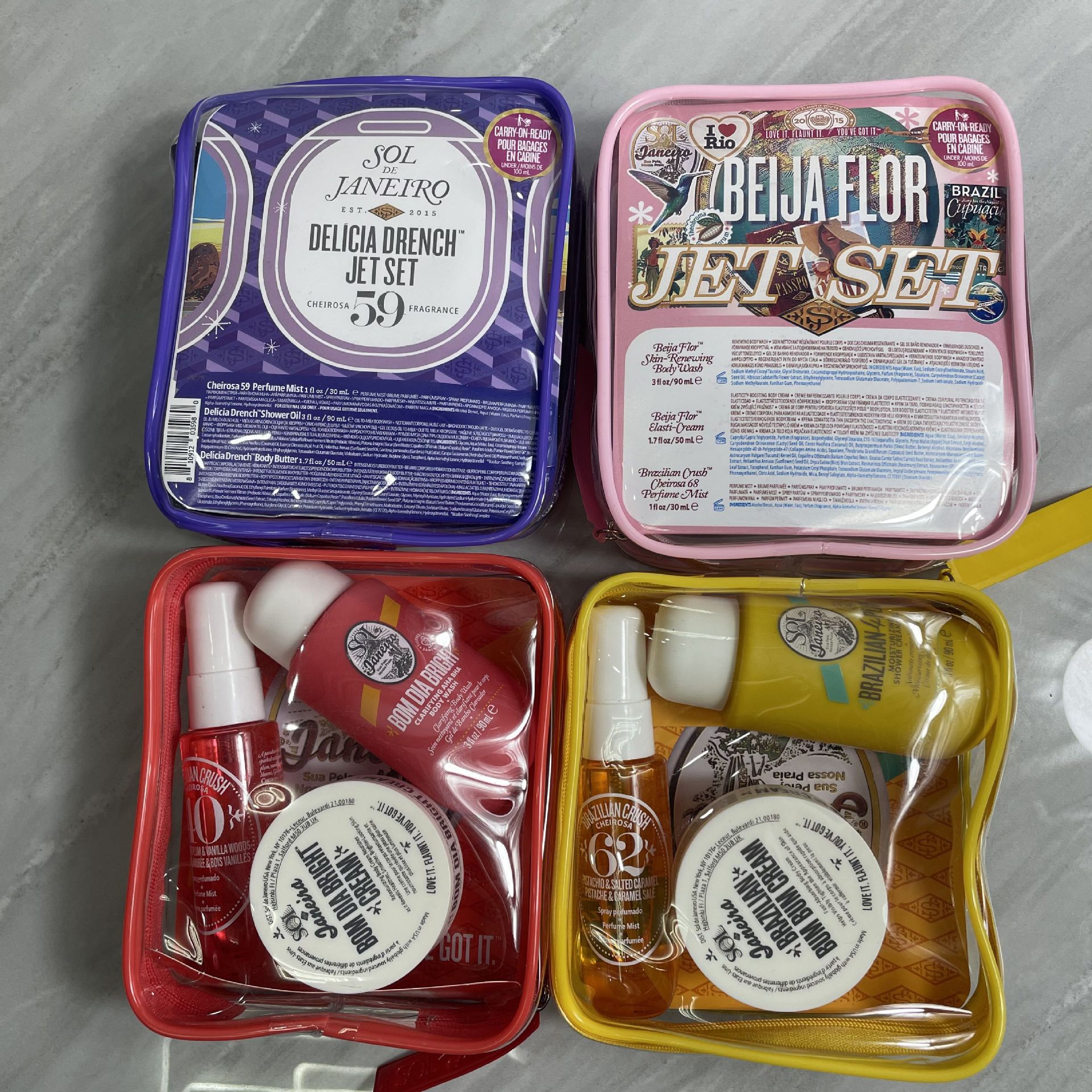 Transfronterizo Sol de Janeiro Brasil Perfume Río Verano Perfume Body Lotion Bath Gel Kit de viaje image 3